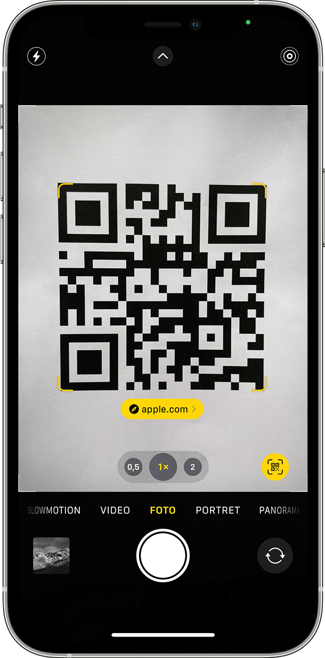 QR code scannen met je smartphone camera